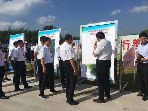 水利部领导检查两泰官河备用水源地项目建设情况